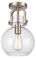 8 One Light Flush Mount Brushed D4580