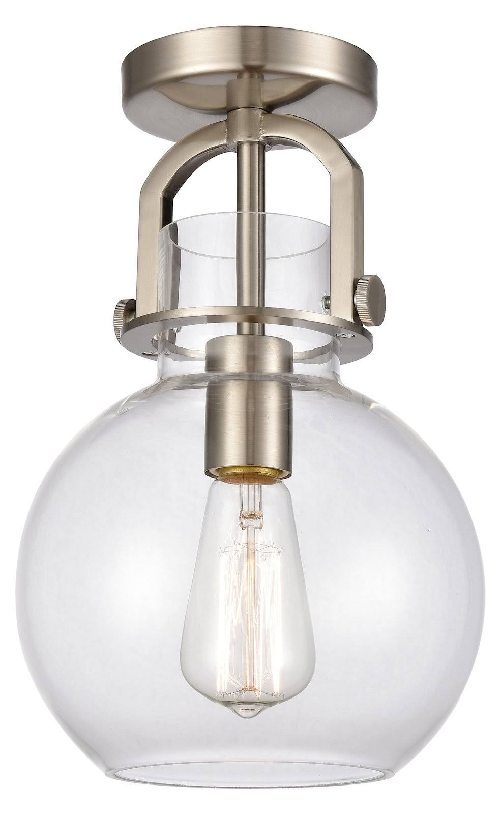 8 One Light Flush Mount Brushed D4580