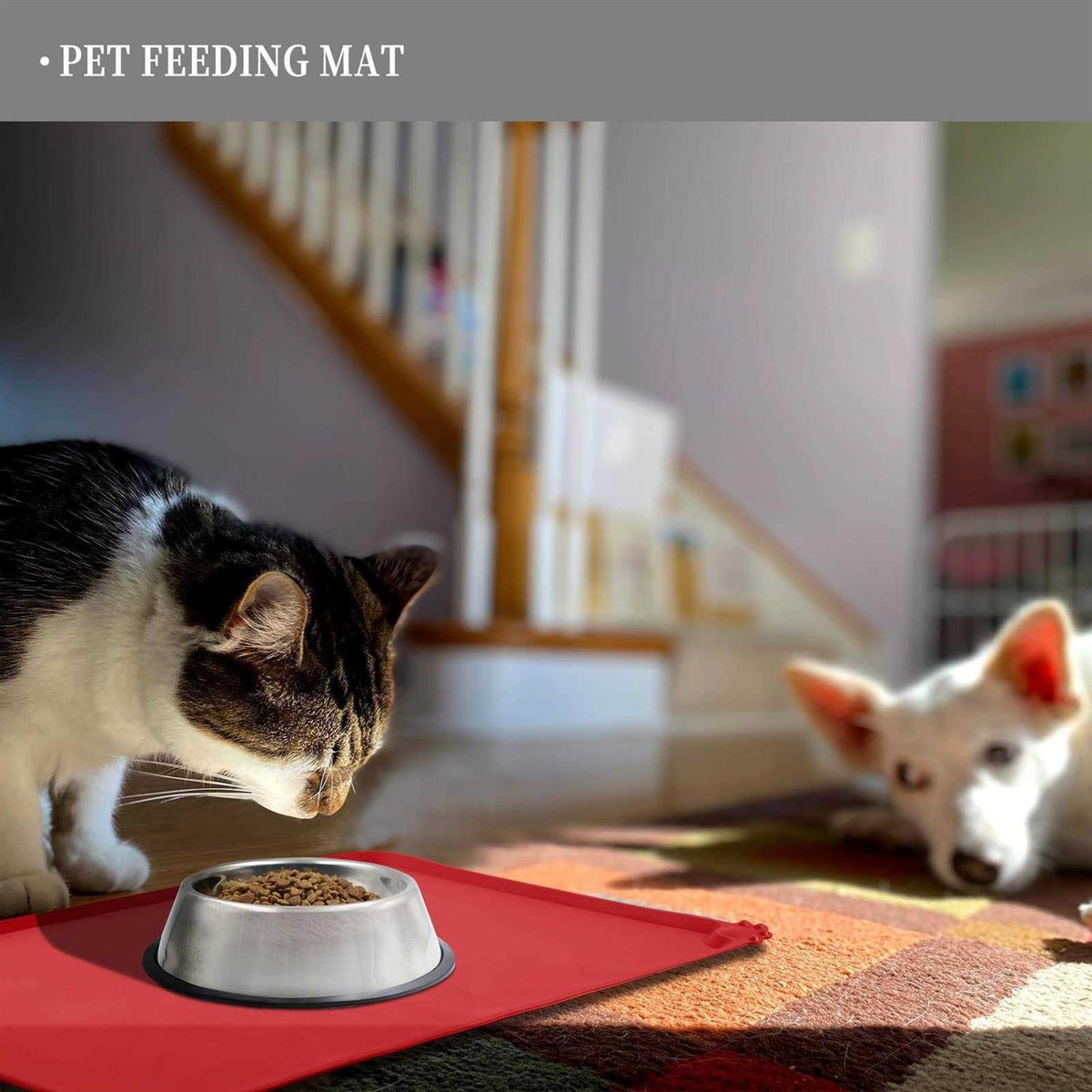 Silicone Dog Cat Bowl Mat Waterproof Y1497