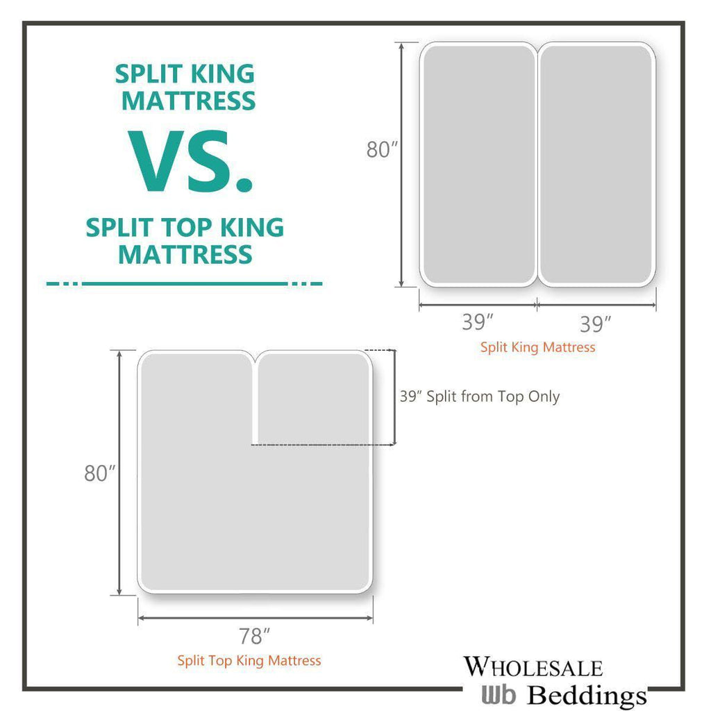 Split King Bamboo Bed Sheets with Deep Pockets S9019