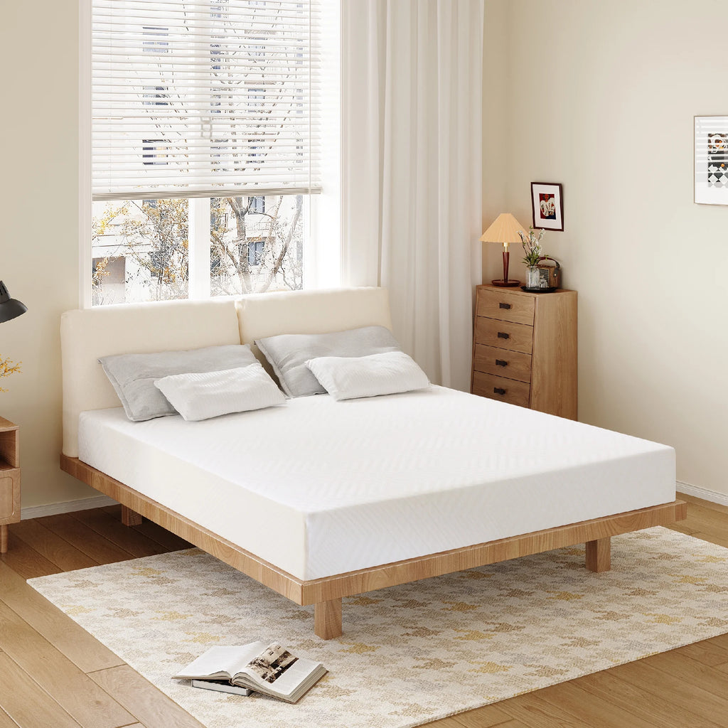 White Twin 6 inch Memory Foam Mattress L859