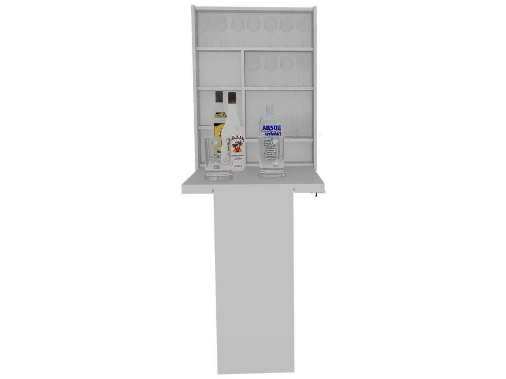 Foldable Table with Base and Shelves R708619