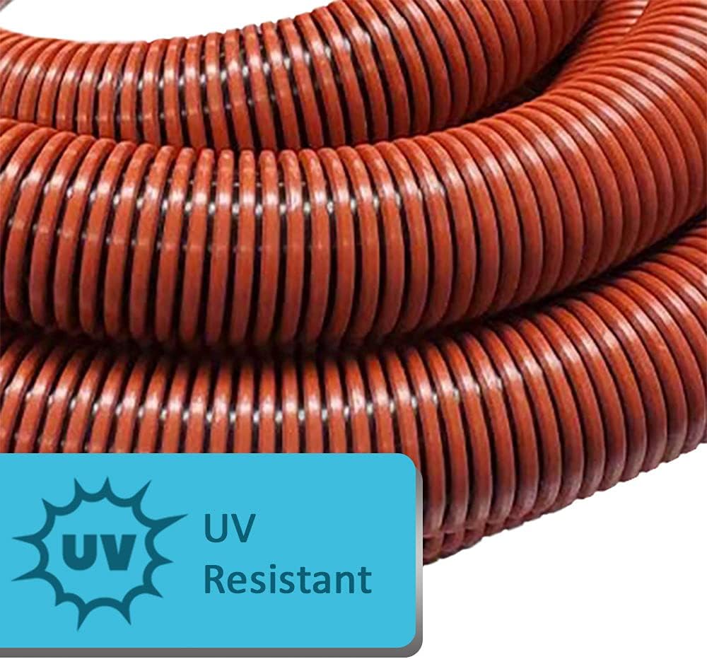 1.5 Inch x 50 Feet Vacuum Hose for In-Ground Swimming Pools E90733
