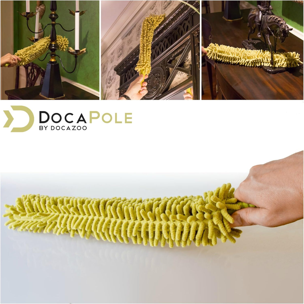 6-24 Foot Extension Pole with Microfiber Duster B535