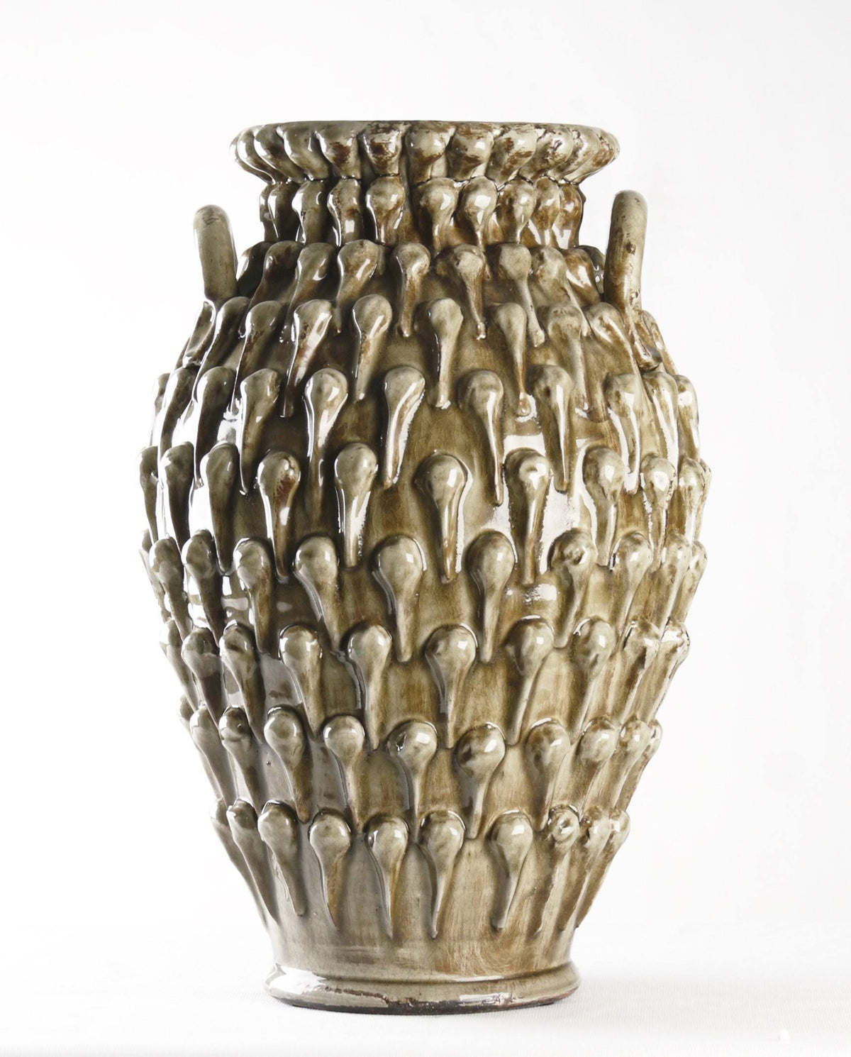 Grey Distressed Vase V3775