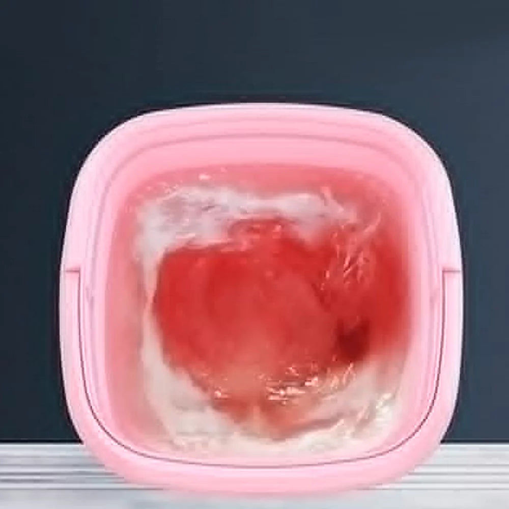Pink Foldable Portable Washing Machine E873