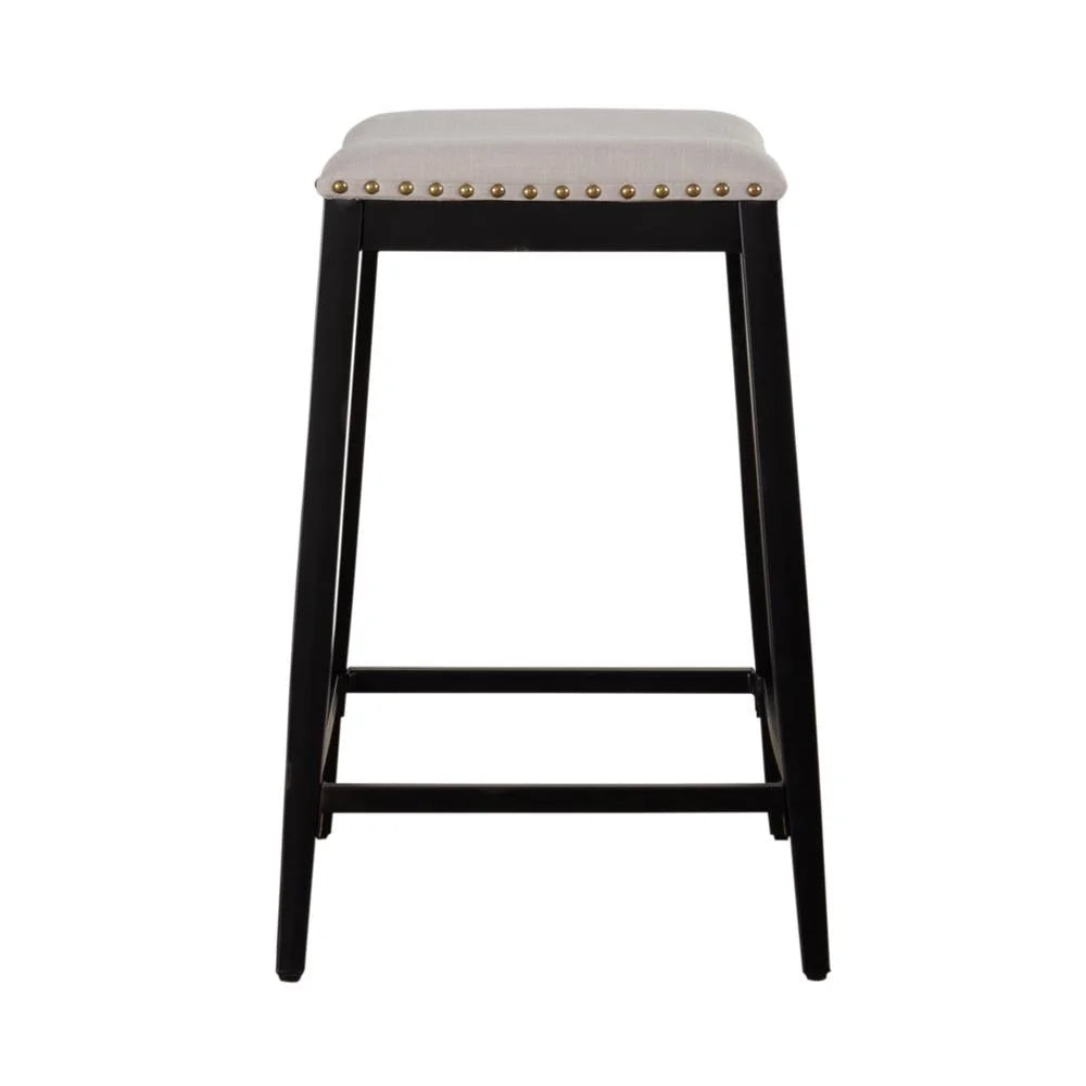 Black Set of 2 Counter Chair C353
