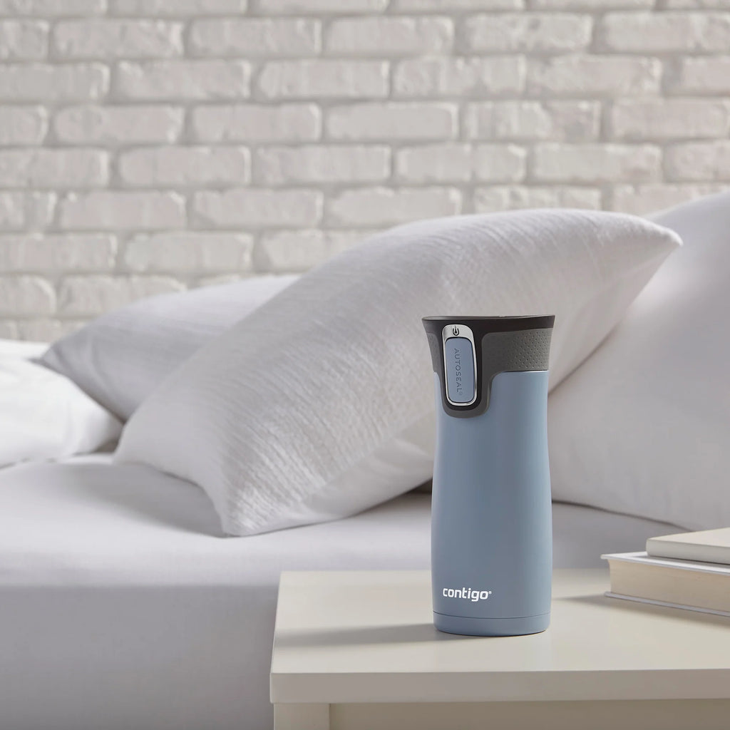 16 Oz Vacuum-insulated Stainless Steel Travel Mug, 2-Pack V75857
