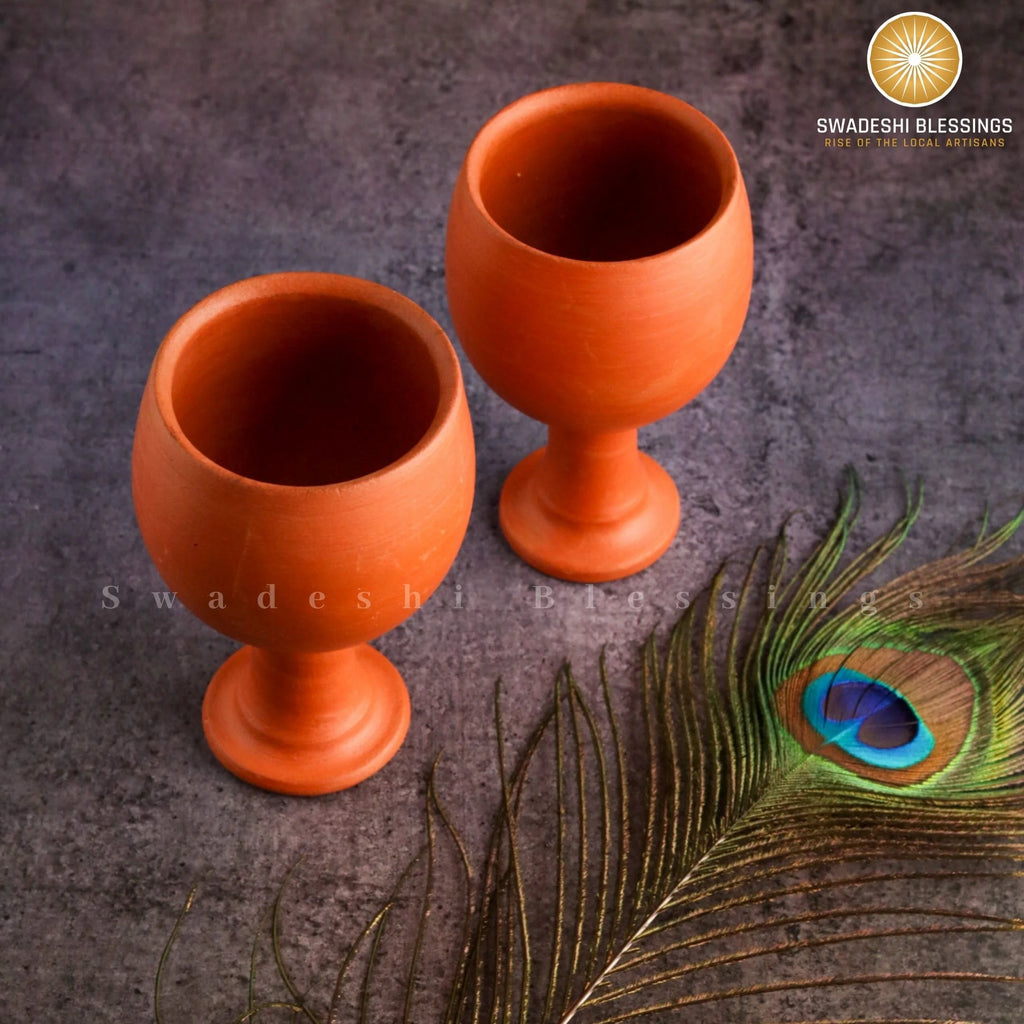 Clay Goblet Set of 2 Tumblers 200ml M1755