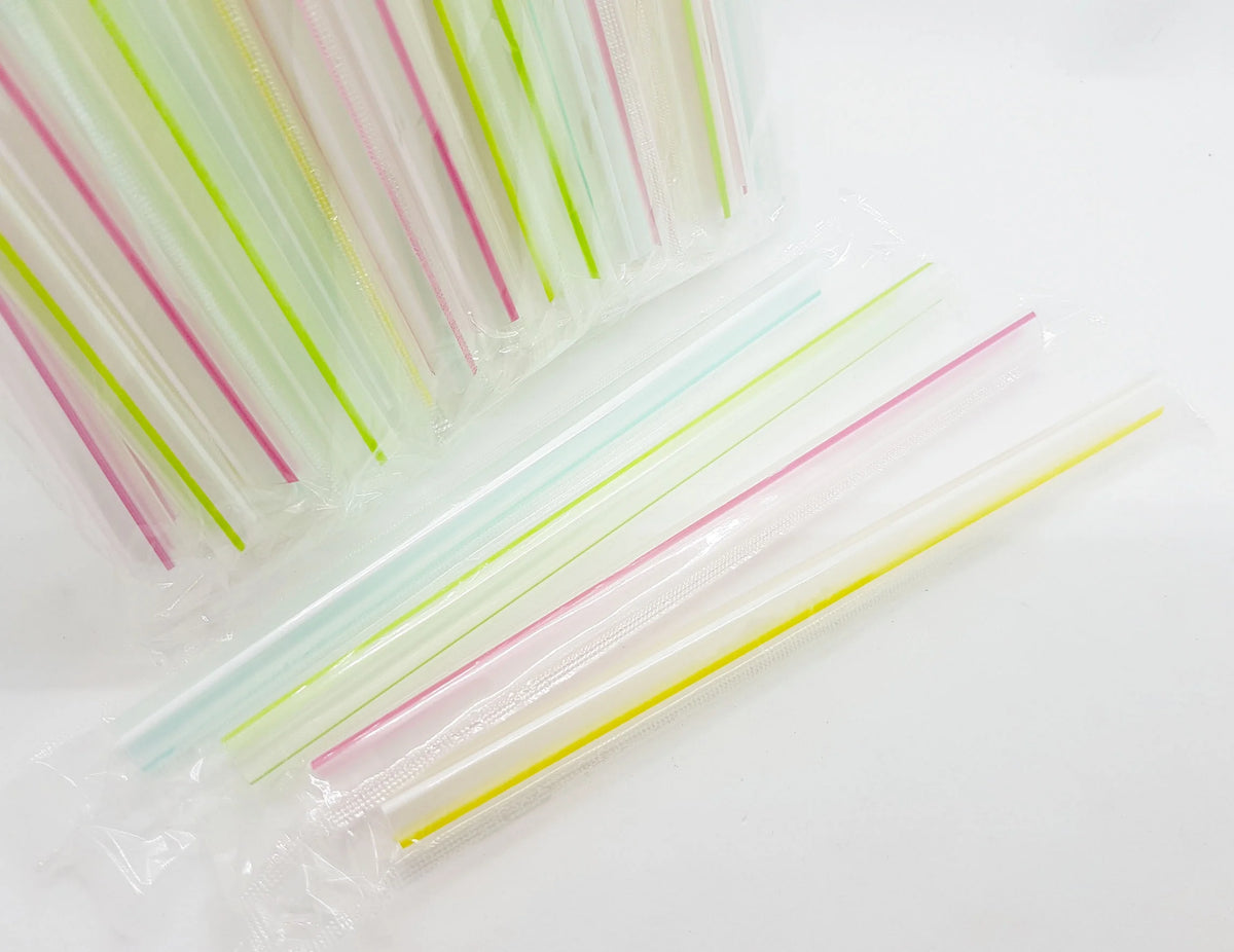 Lavender Milk Tea Bubble Tea DIY Kit with Black Boba Tapioca Pearl and 10 Straws L2960