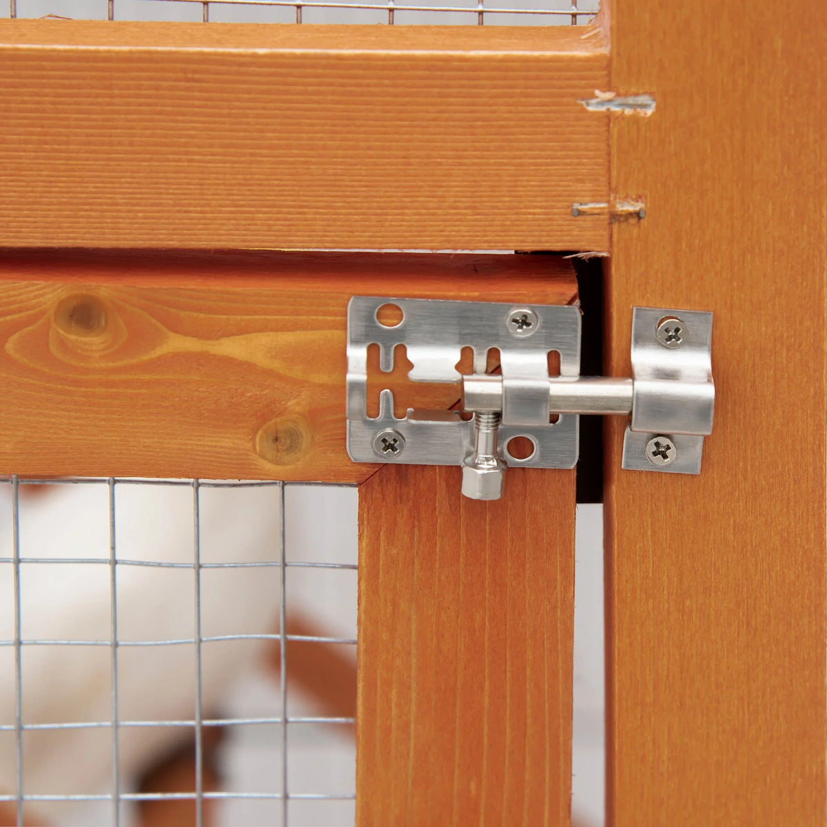 65" Large Wooden Outdoor Bird Cage with 2 Doors H879331