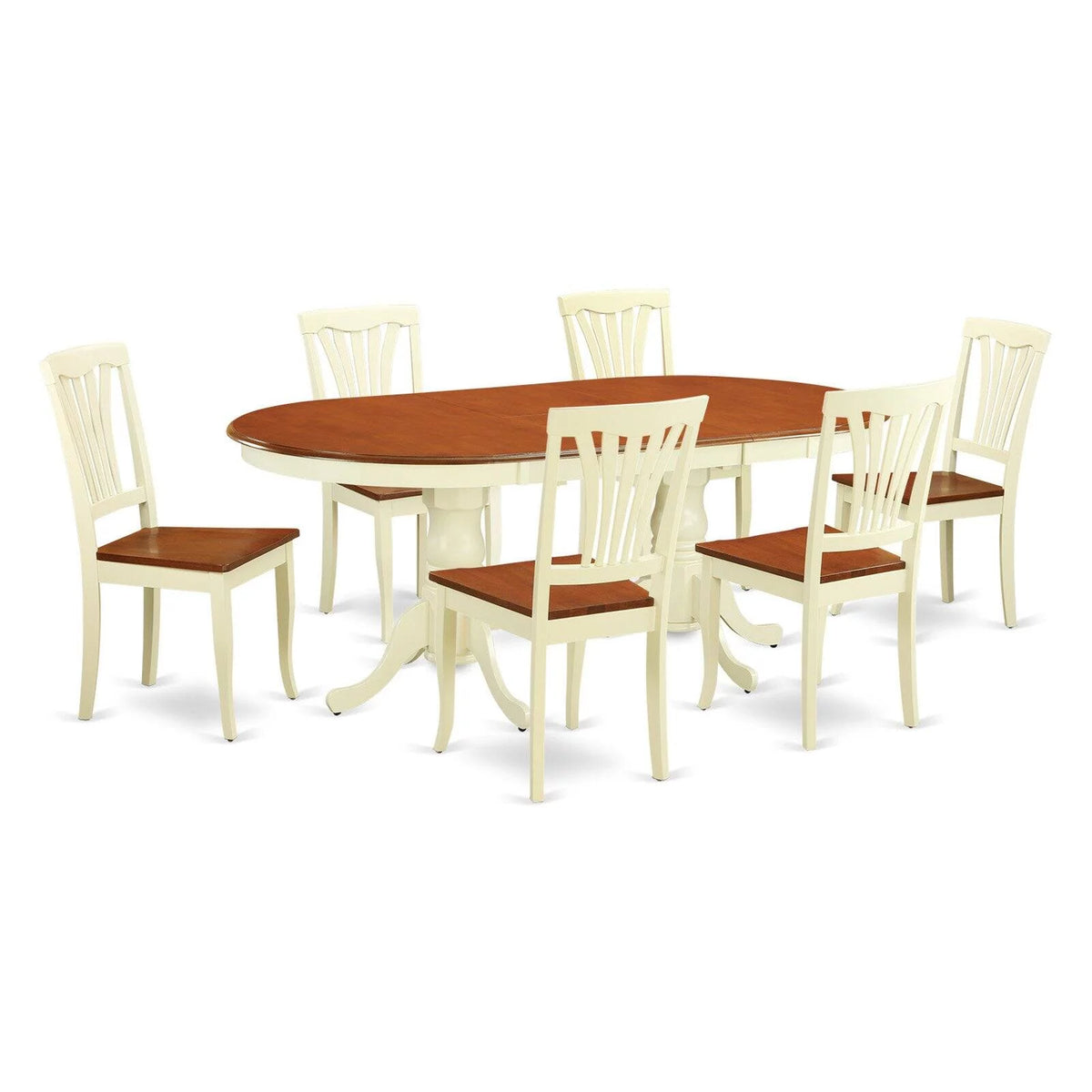 7 Pc Dining Table and 6 Dining Chairs F130