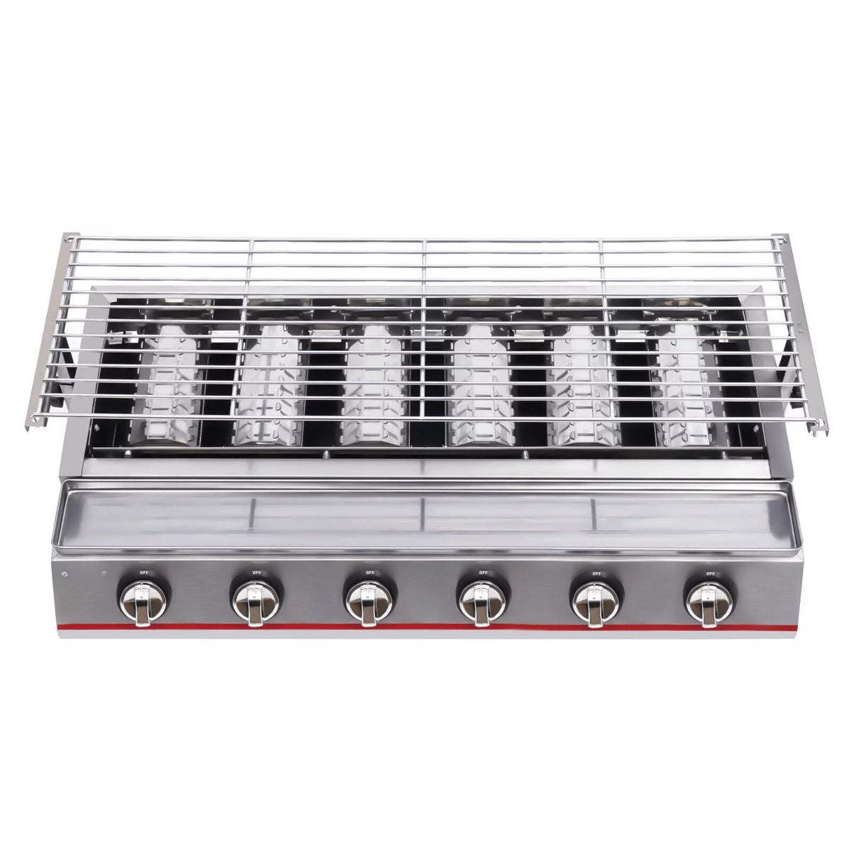 Portable 6 Burner LPG Gas Grill Griddle G4632