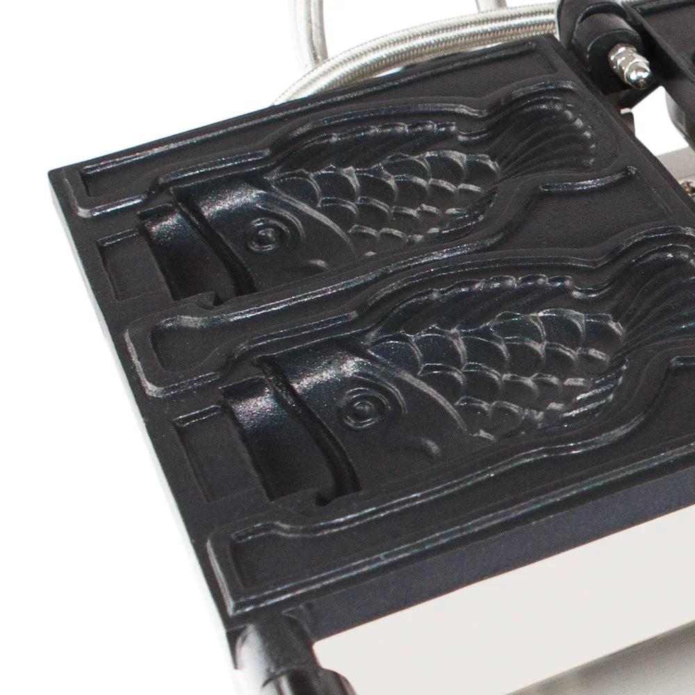 Stainless Steel Taiyaki Maker with Cast Iron Pan H85634