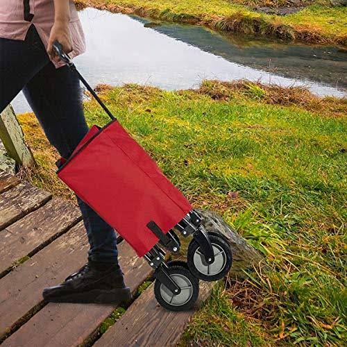 Red Folding Camping Wagon H449084