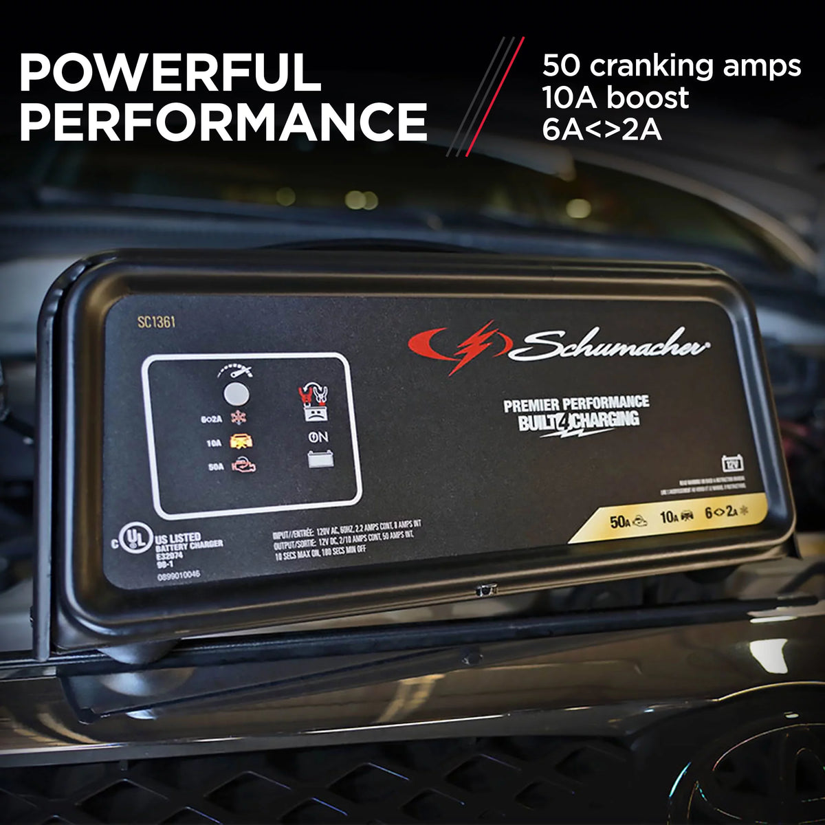 12V Automatic Jump Starter and Battery Charger D192