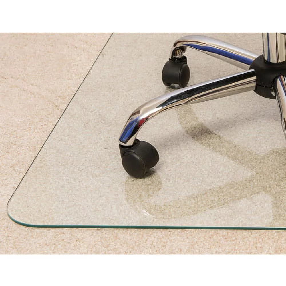 Glass Chairmat 60" x 48" Rectangle Clear J18184