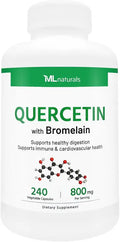 Quercetin with Bromelain 240 Vegetable Capsules X4641
