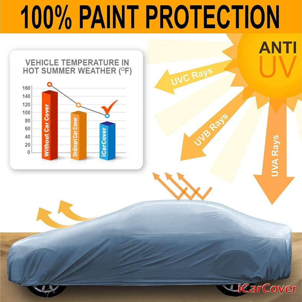 Waterproof Full Car Cover with Straps P20884