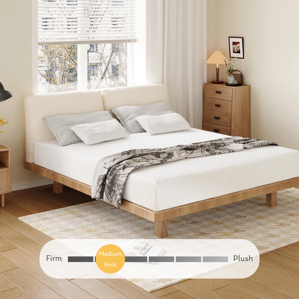 White Twin 6 inch Memory Foam Mattress L859