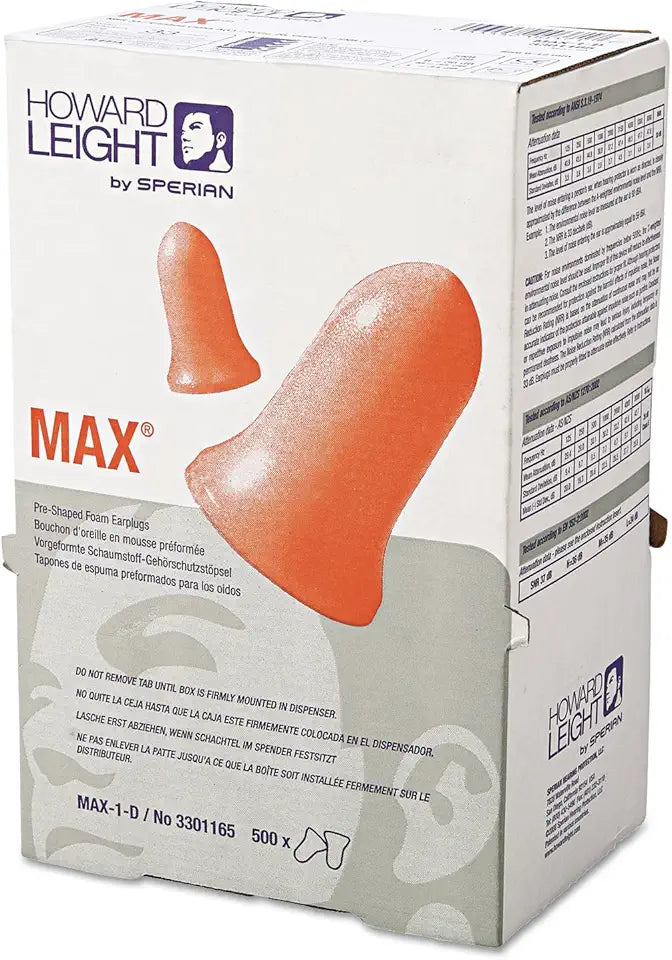 Ear Plugs, 33dB, 500 Pack Q741
