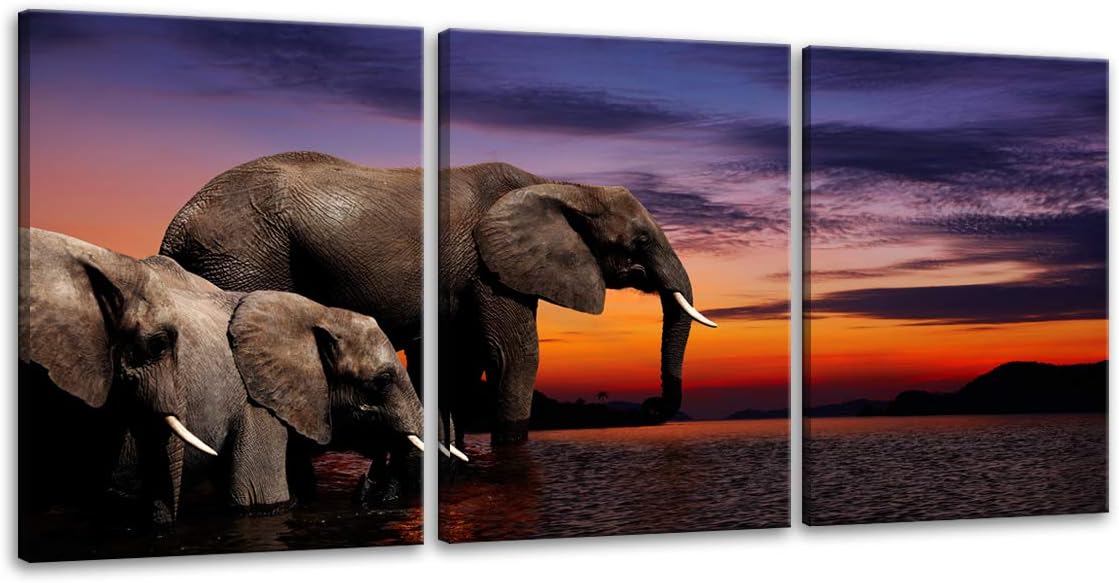 Inspirational Quote Canvas Wall Art 3 Panels 24x36x3 J76870