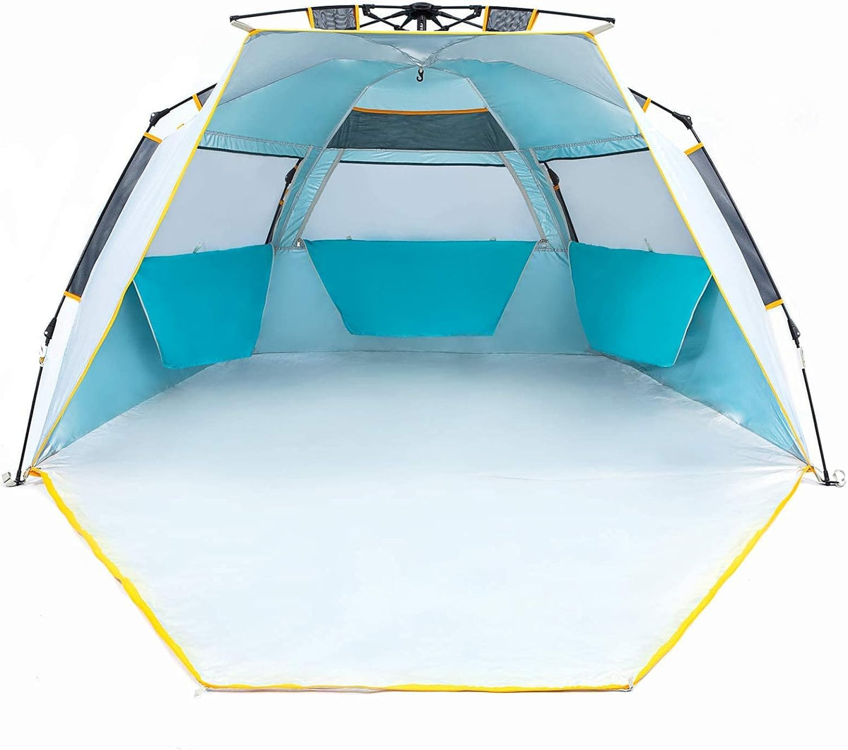 4 Person Instant Beach Tent UPF 50+ Sun Shelter N18738