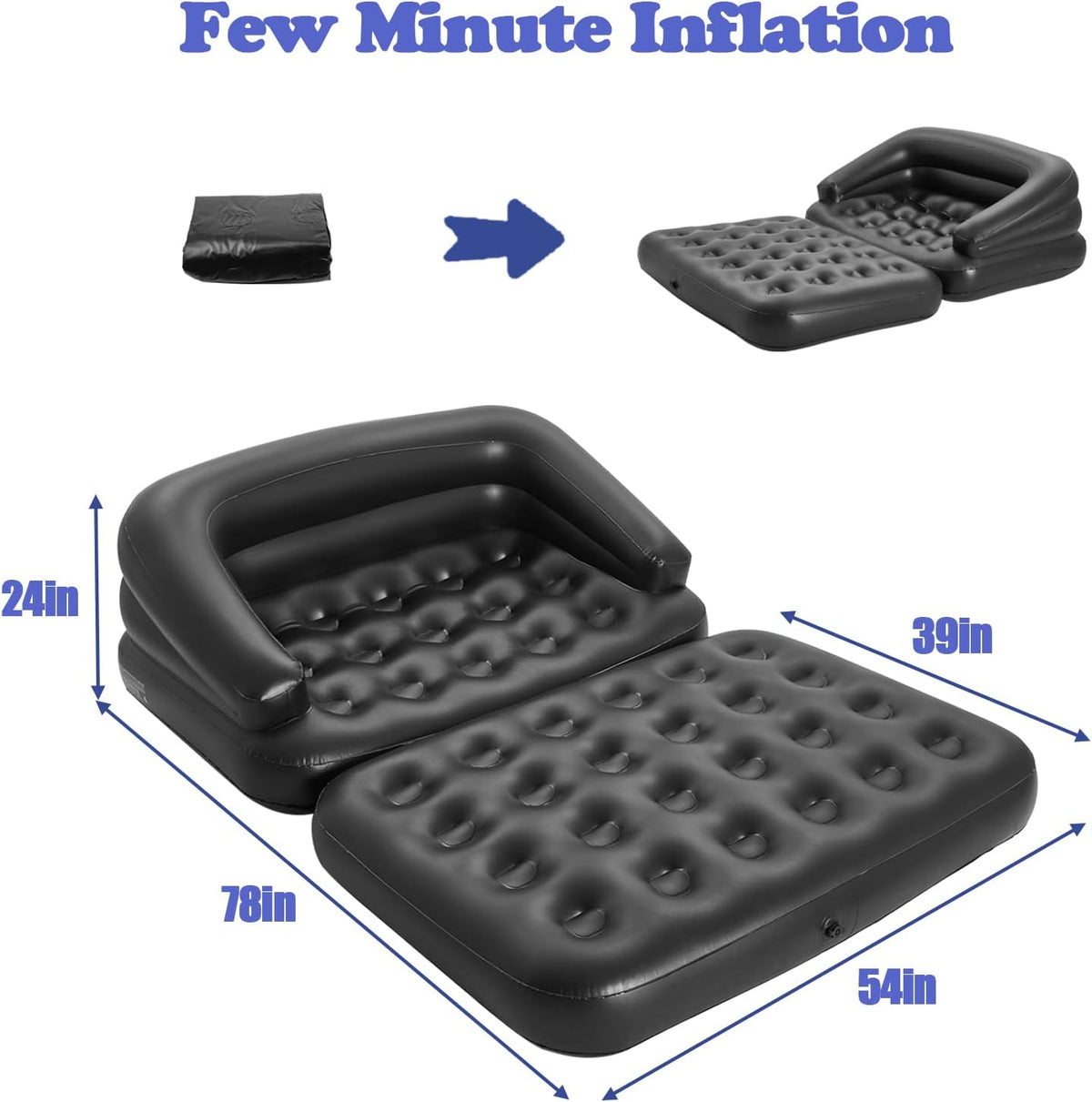 Folding Sofa Bed Inflatable Mattress C708