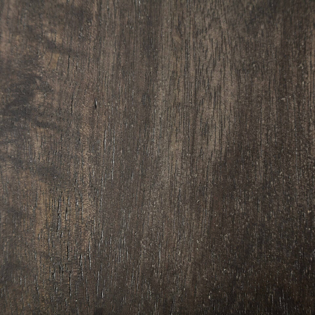 Black Wood Seat Stool O4171