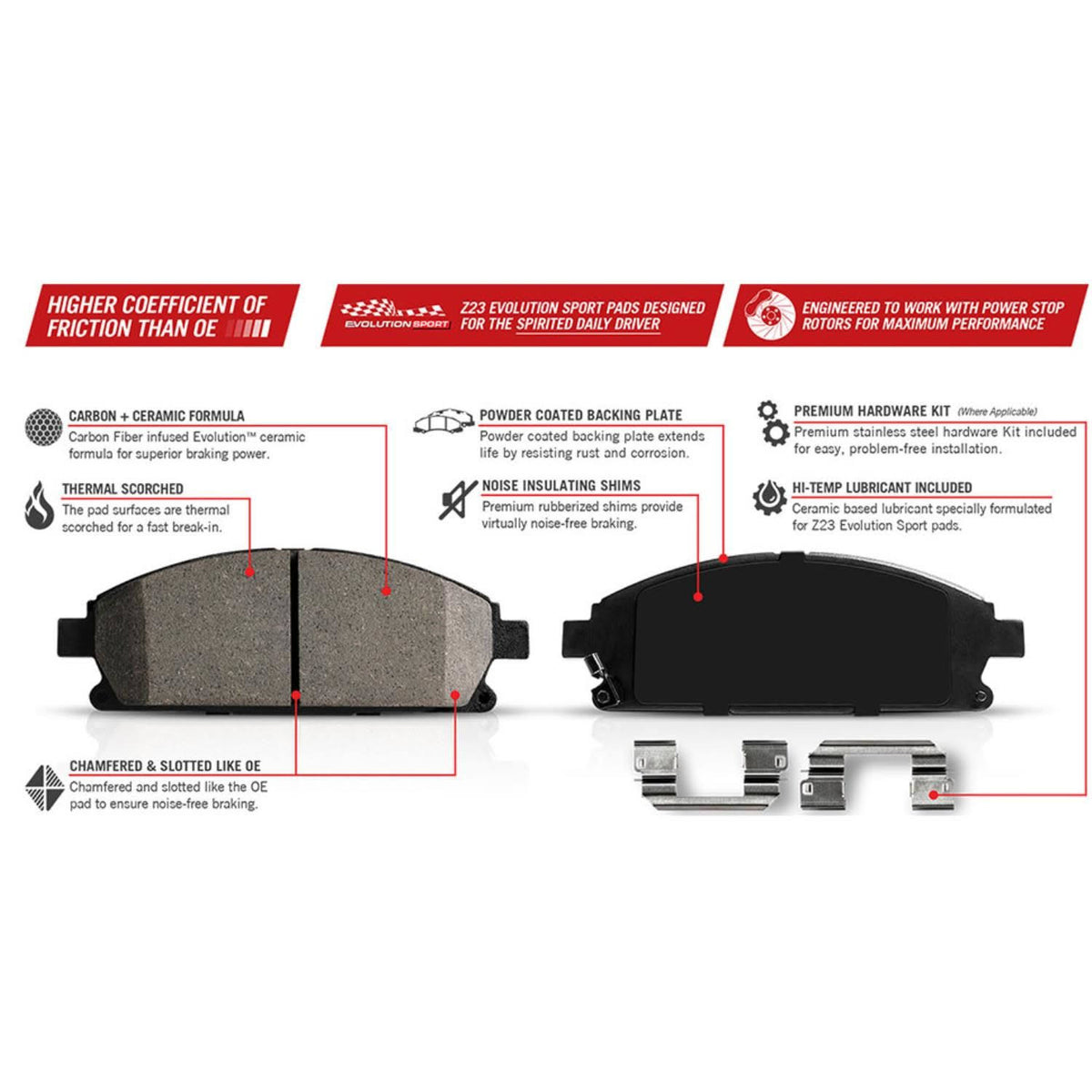 Front Z23 Evolution Sport Brake Kit D4037