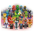 24 Pcs Ninjago Minifigures Building Blocks Toys Set, 1.77 Inchs Anime Ninja Action Figures Building Kits Y96702