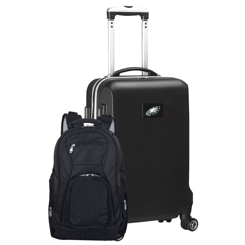 Black 2-Piece Backpack & Carry-On Set Z684