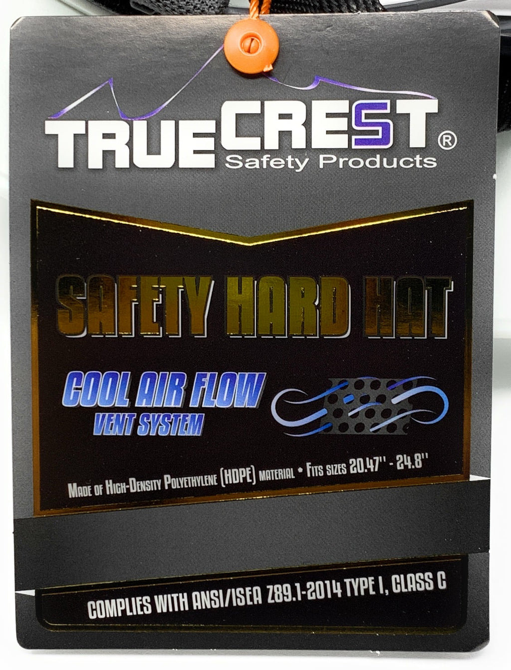Blue Silver Full Brim Hard Hat with Suspension R965383