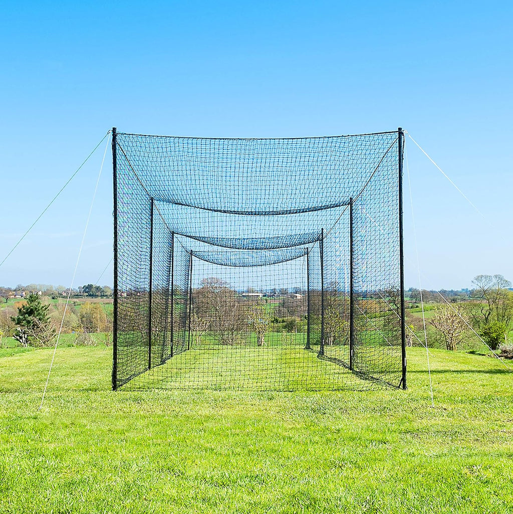 Baseball Batting Cage with Steel Poles W752386