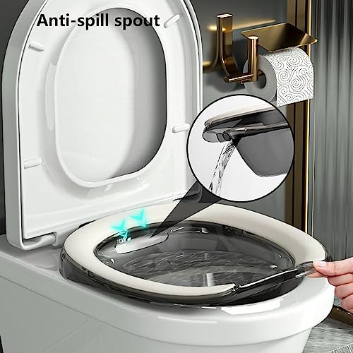 Transparent Gray Foldable Sitz Bath Tub O1060
