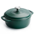 Enameled Cast Iron Dutch Oven Pot with Lid 3-Quart (Red) B50048