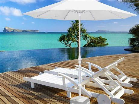 9 Feet Aluminum Market Umbrella Collar Tilt E118