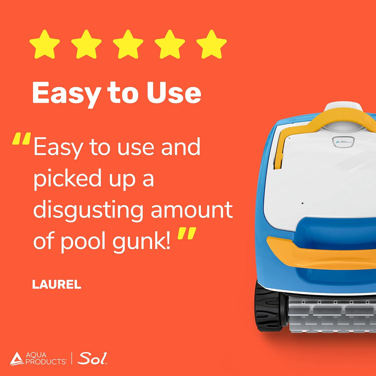 Robotic Pool Cleaner with 50ft Cable F12704