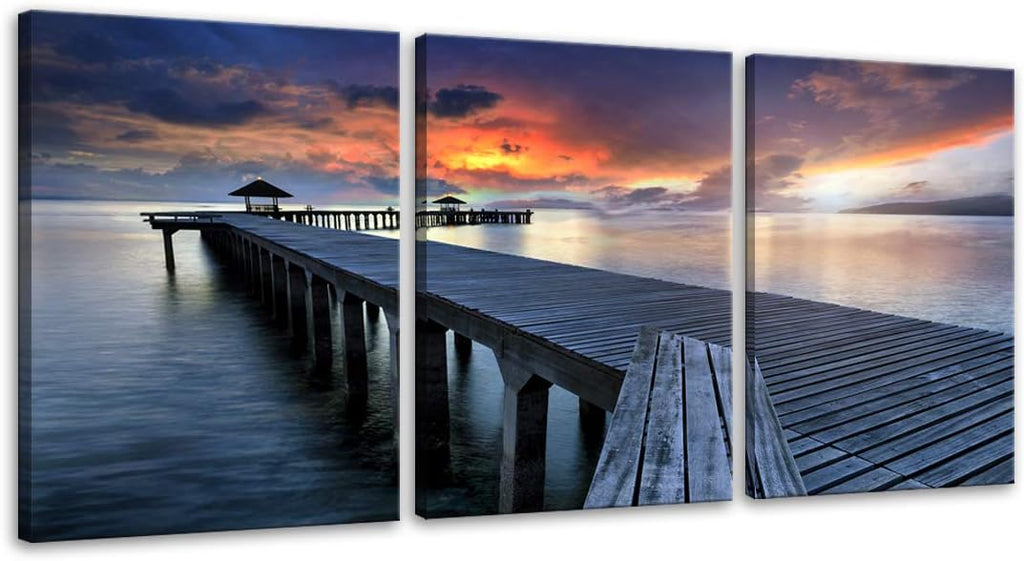 Inspirational Quote Canvas Wall Art 3 Panels 24x36x3 J76870