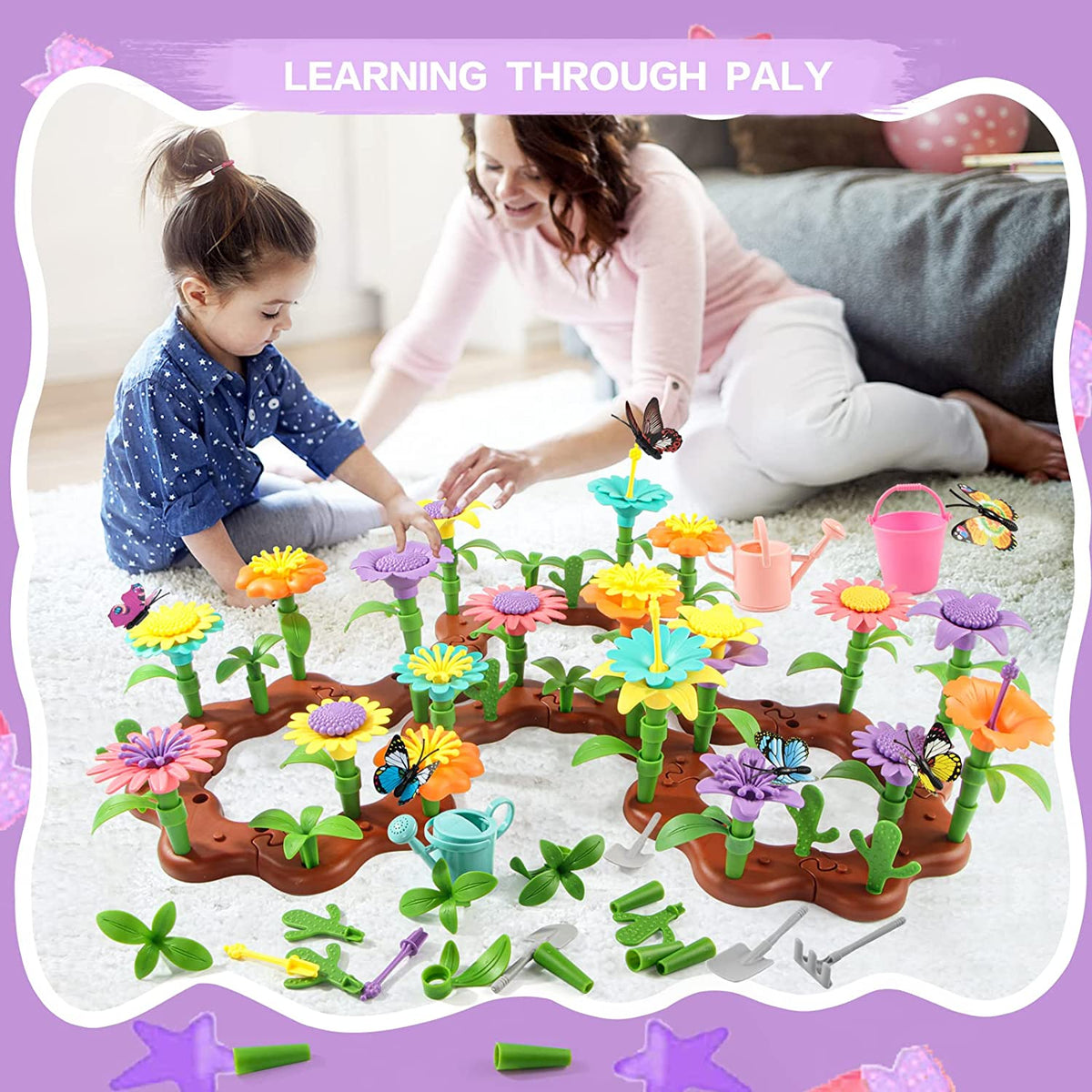 90PCS Flower Garden Building Toys C873523