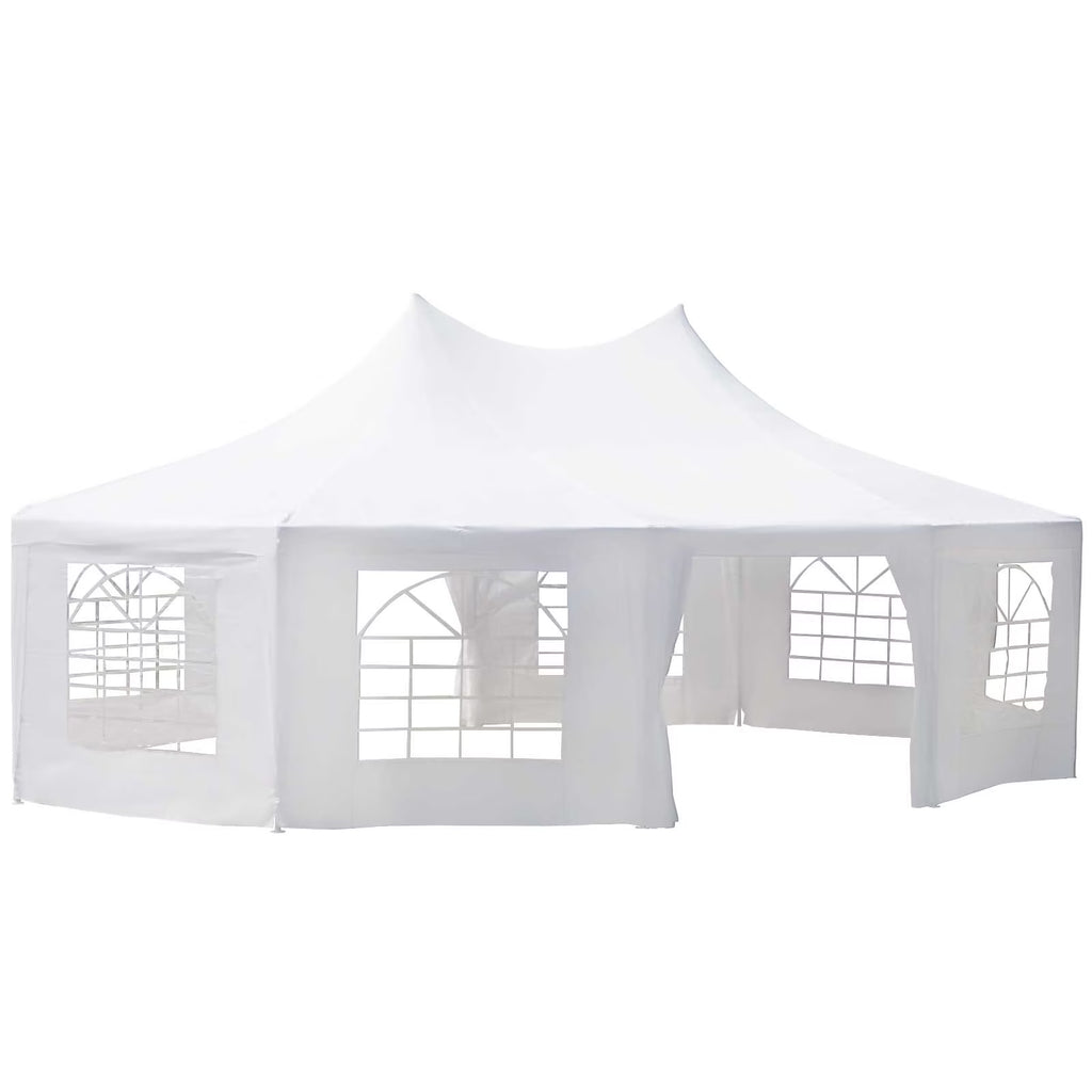 Canopy Party Event Tent with 2 Pull-Back Doors and Windows W56936