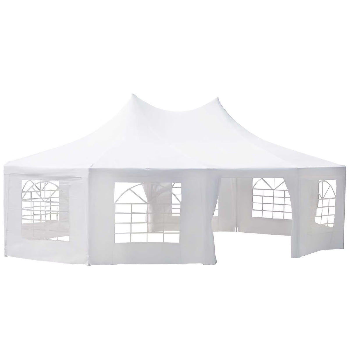 Canopy Party Event Tent with 2 Pull-Back Doors and Windows W56936