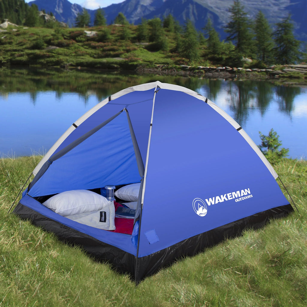 2-Person Water-Resistant Dome Tent with Rain Fly and Carry Bag U350