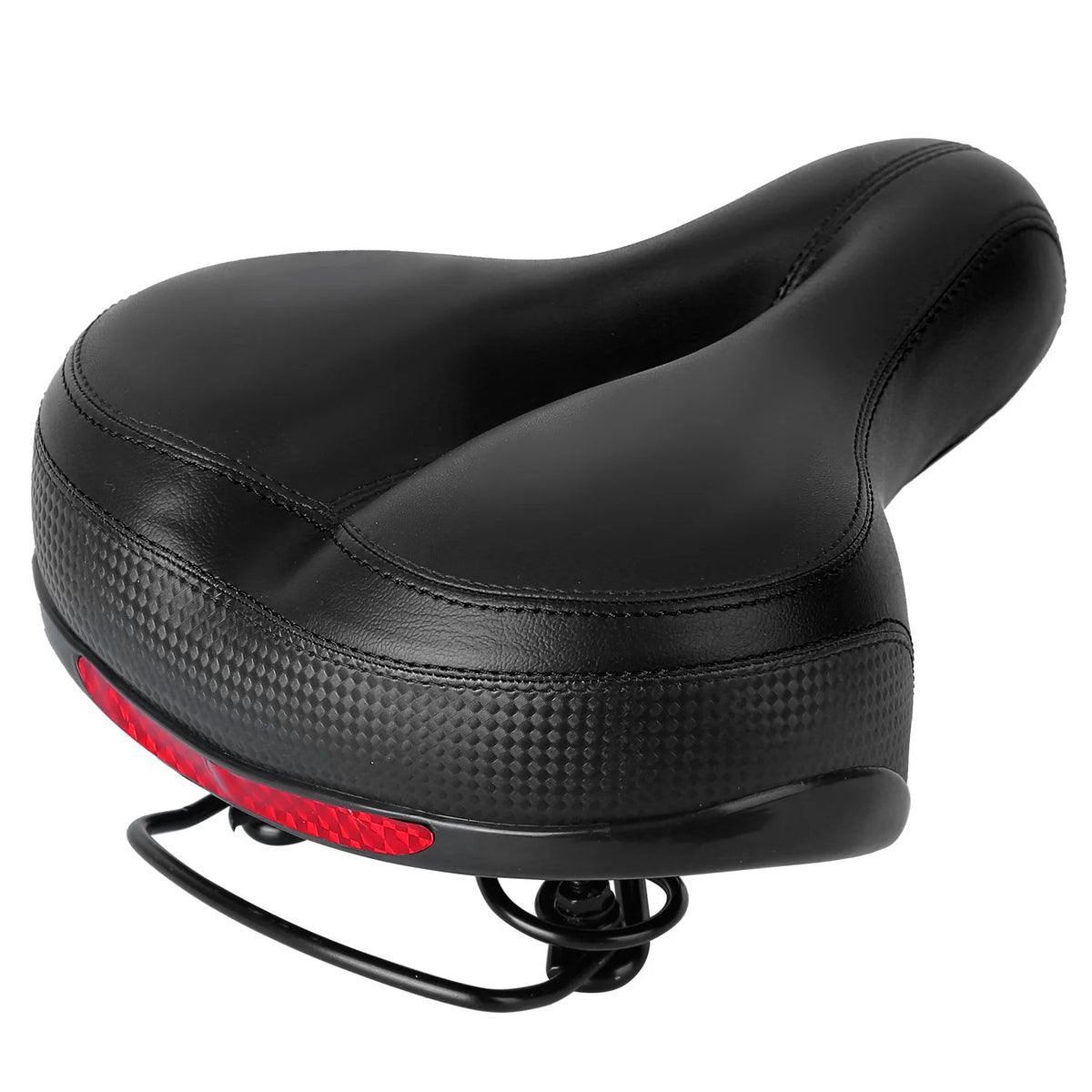 Black Water-Resistant Padded Bike Seat F240