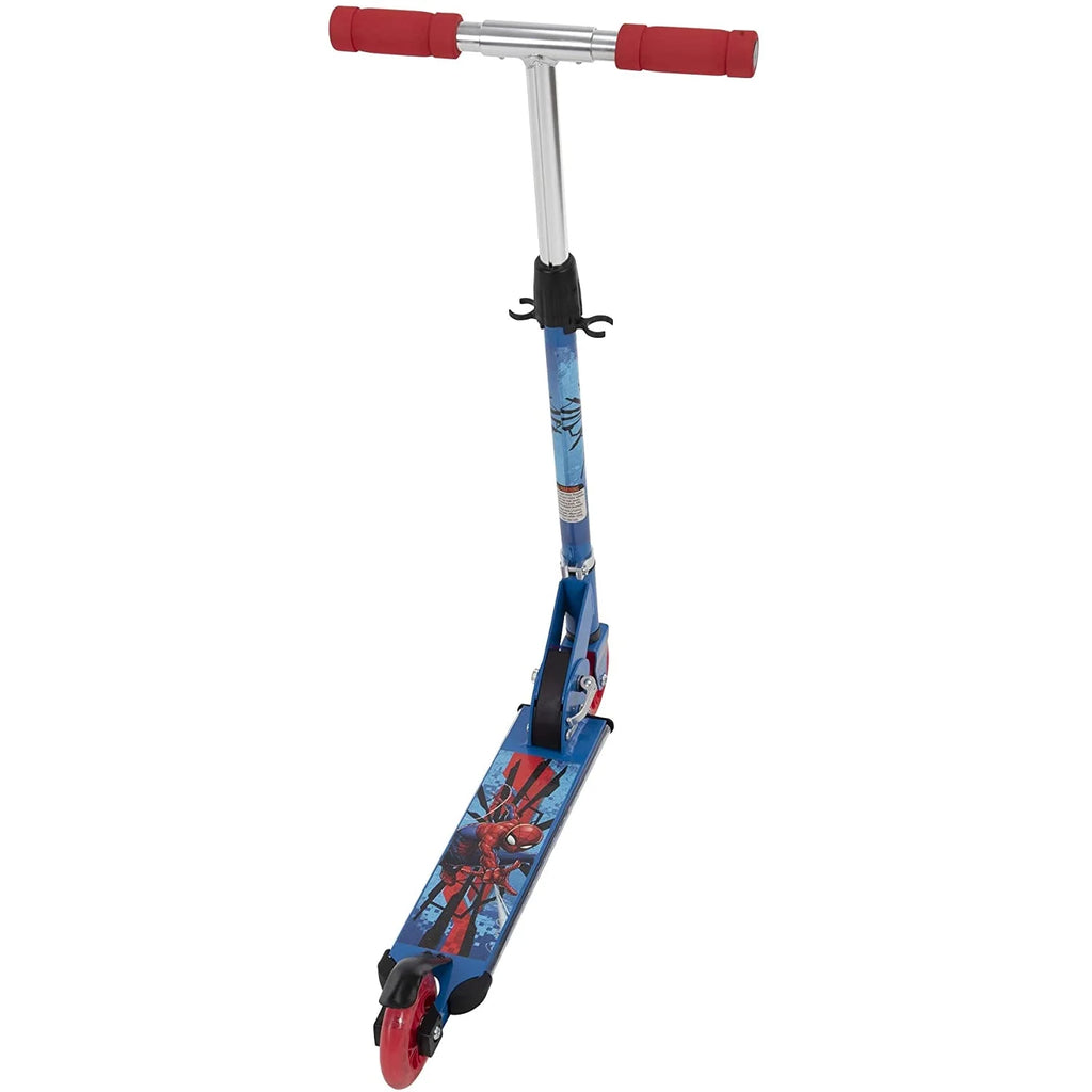 Spider-Man Steel 2 Wheel Scooter with LED Lights J63563