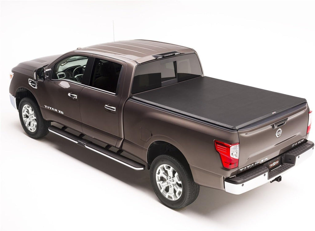 Soft Roll Up Truck Bed Tonneau Cover for Nissan Titan 5' 7" Bed G3340