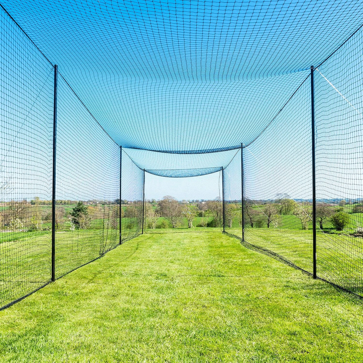 Baseball Batting Cage with Steel Poles W752386