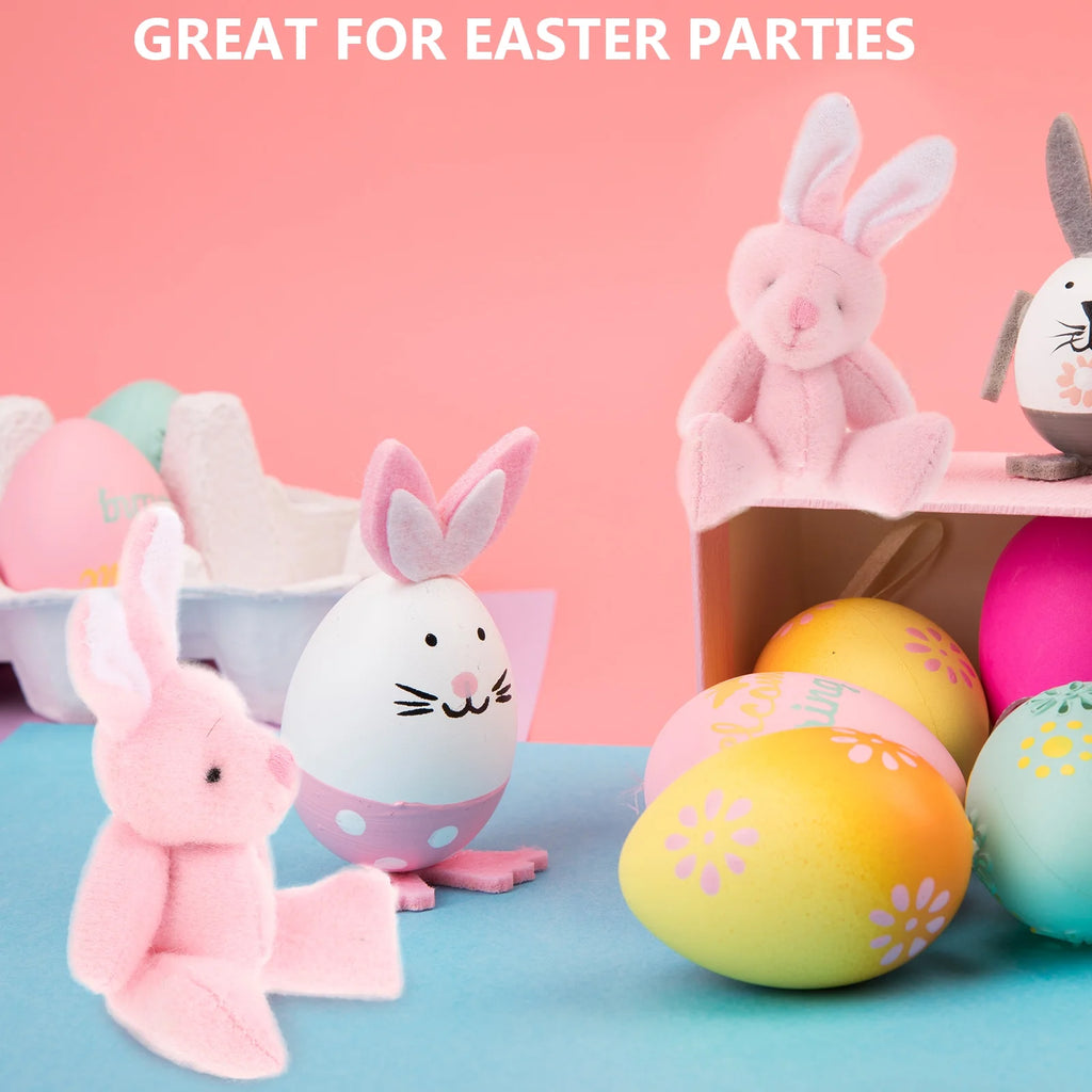 15 Pcs Mini Plush Toy Bunny Stuffed Animal D569
