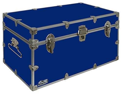 Large Steel Storage Trunk 32 x 18 x 16.5 Inches Lime Green C433