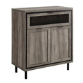Mesh Accent Cabinet in Grey Wash E870672